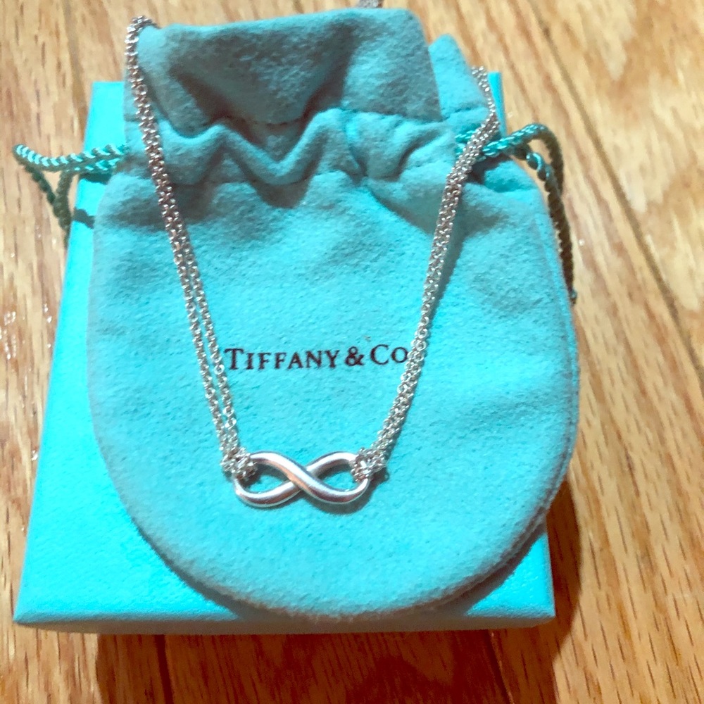 Tiffany & Co. Sterling Silver Infinity Necklace